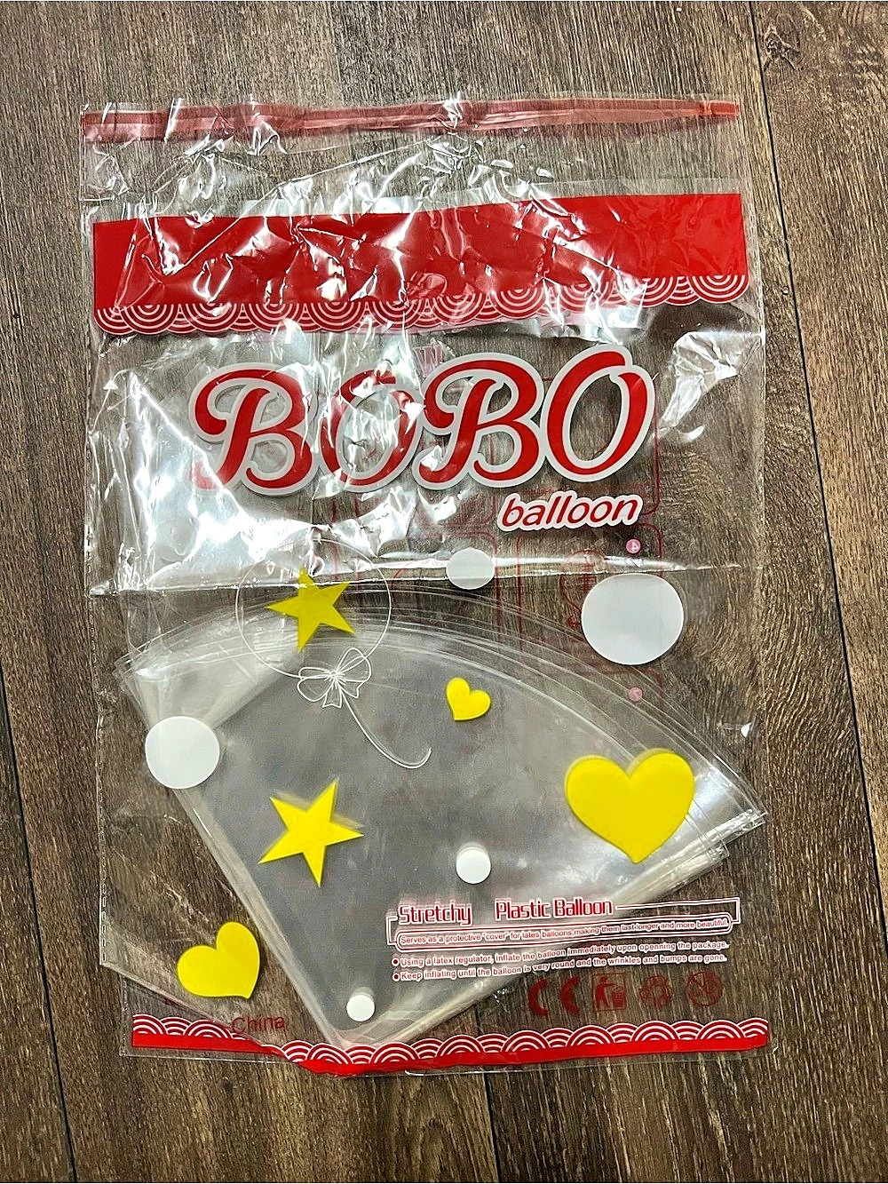 Bobo Balloons Transparent Stretchy Ballon